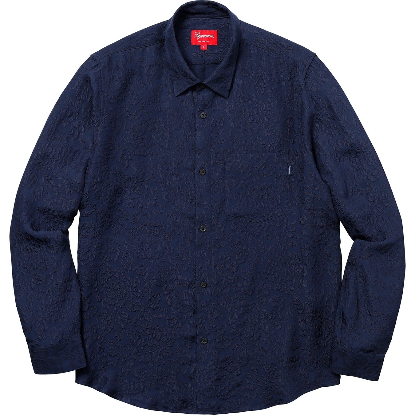 Floral Silk Jacquard Shirt view 4